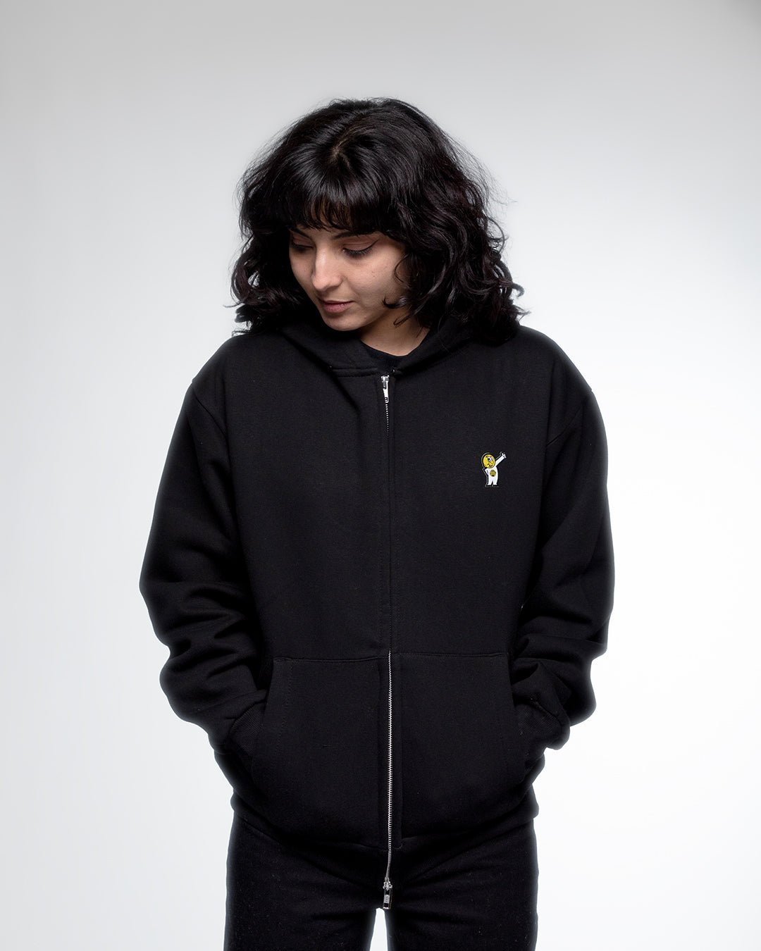 Hoodie zippe EGGMAN95 - DDP - vue detail 3