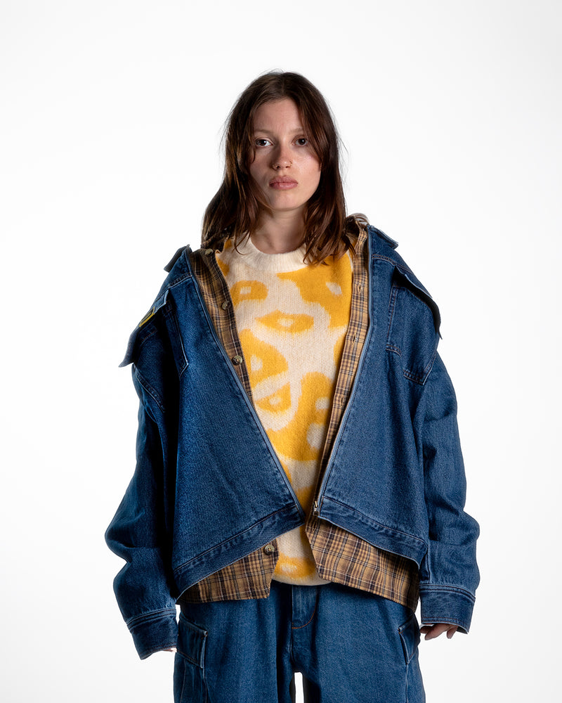 DENIM COACH JACKET