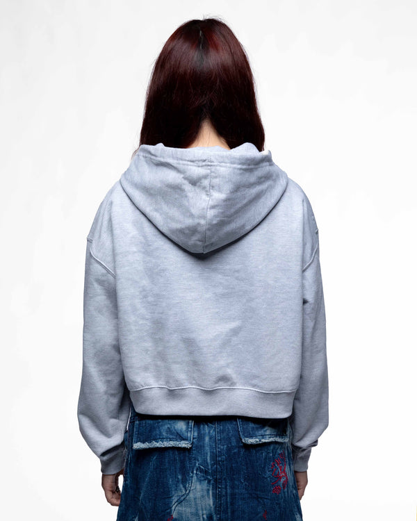 Petit DDP95 – Hoodie crop zippé femme