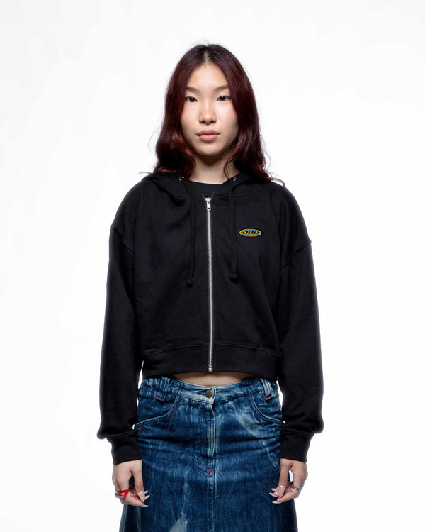 Petit DDP95 – Hoodie crop zippé femme