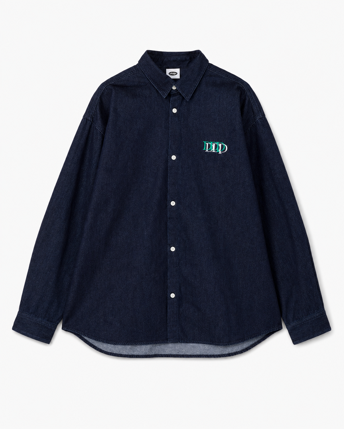 Chemise DDP en denim brodée