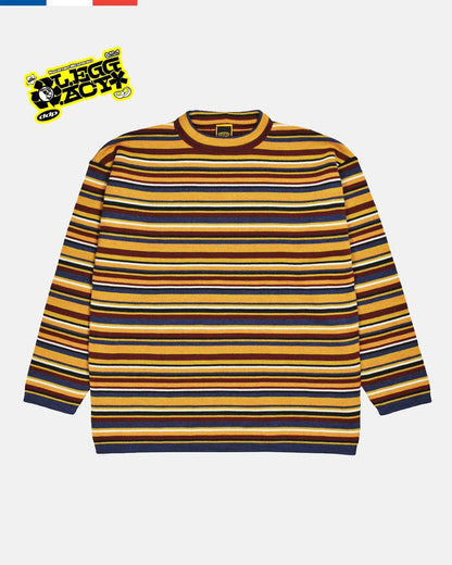Multico – Pull en laine oversize rayé